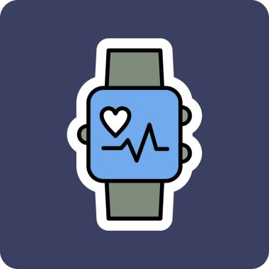 vector illustration of smart watch 