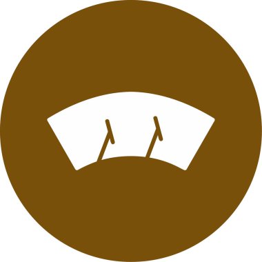 Silecek ağ simgesi vektör illüstrasyonu