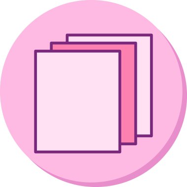 Katmanlar. Web simgesi basit illüstrasyon            