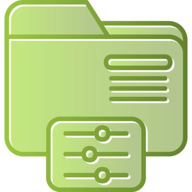 Dizin Denetim simgesi, vektör illüstrasyonu           