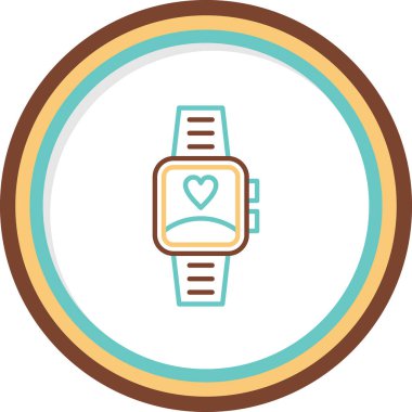 vector illustration of smart watch 