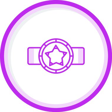 yıldız web simgesi basit illüstrasyon 