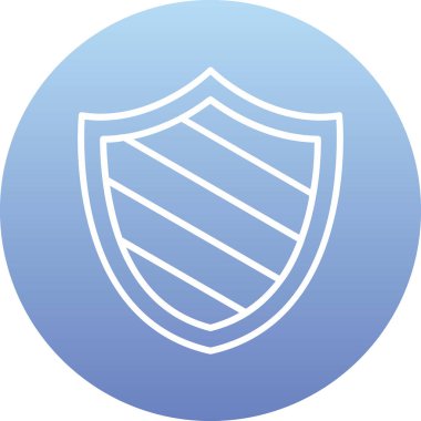 kalkan simgesi web basit illüstrasyon