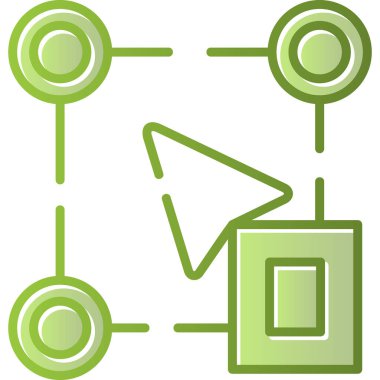 Web simgesi vektör resimlemesini yeniden boyutlandır