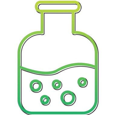 Zehir. Web simgesi basit illüstrasyon        