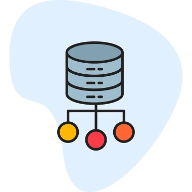 ağ web simgesi, vektör çizim 