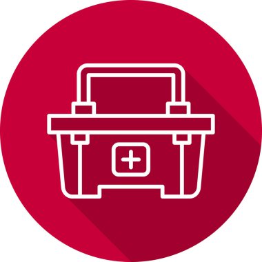 İlk yardım çantası vektör çizim 