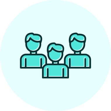 vector illustration of Group people icon 