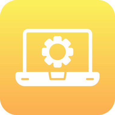 Yazılım web simgesi vektör illüstrasyonu