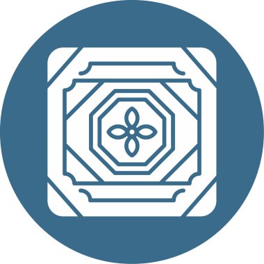 Döşeme. Web simgesi basit illüstrasyon