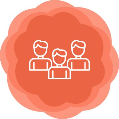 vector illustration of Group people icon 