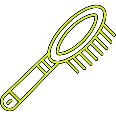  temizlik için fırça, vektör illüstrasyonu 