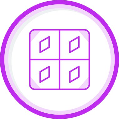 Döşeme. Web simgesi basit illüstrasyon