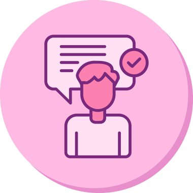 Karar Web simgesi vektör illüstrasyonu oluşturma