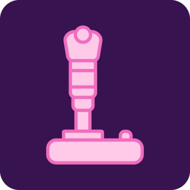 Modern joystick simgesinin vektör çizimi                             