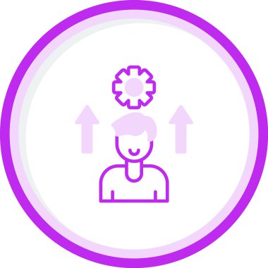 Efor Web simgesi vektör illüstrasyonu