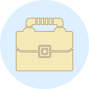 Evrak Çantası'nı web simge vektör çizim