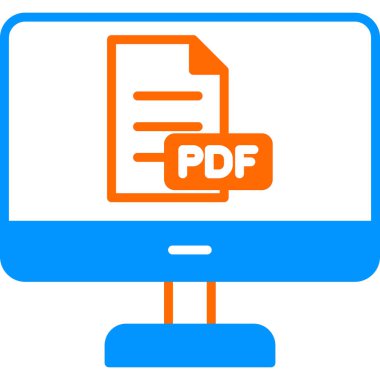 pdf simgesi vektör illüstrasyonunu indir