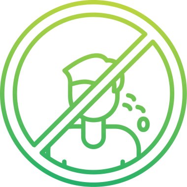  Web simgesi vektör illüstrasyonunu tükür 