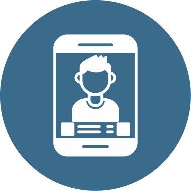 Arkadaş isteği ikon vektör illüstrasyonu