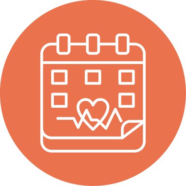 Takvim web simge vektör çizim