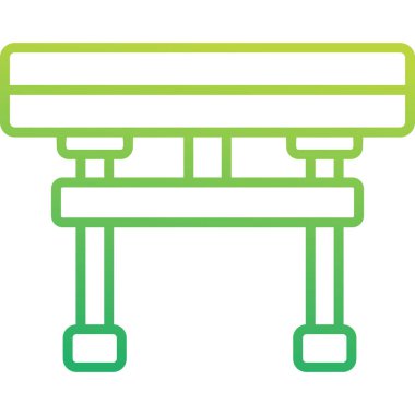 Torii Kapı Simgesi, Japon Kapısı, Vektör İllüstrasyonu 