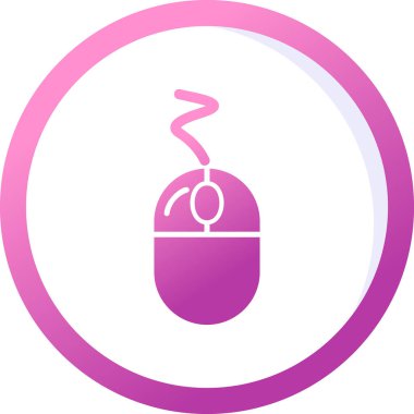 Fare tıklama simgesi. Basit resimleme