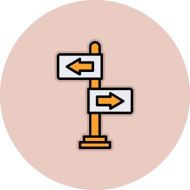 yönler web simgesi basit tasarım 