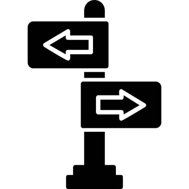 yönler web simgesi basit tasarım 