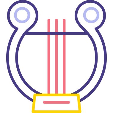 Lir. Web simgesi basit illüstrasyon                      