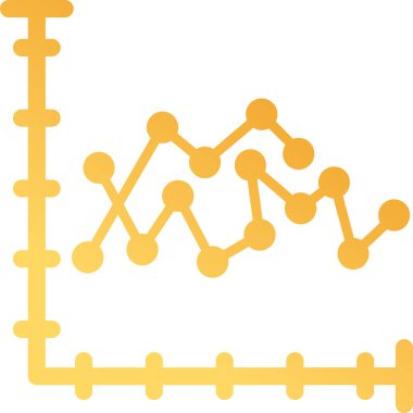 Analiz çizelgesi simgesi vektör illüstrasyonu 