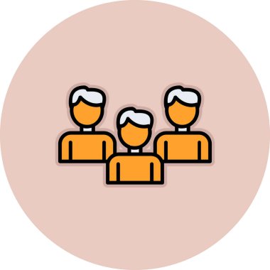 vector illustration of Group people icon 
