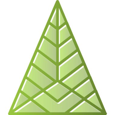 Piramit ağ simgesi vektör illüstrasyonu