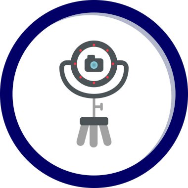 İçinde kamera olan bir lamba. 