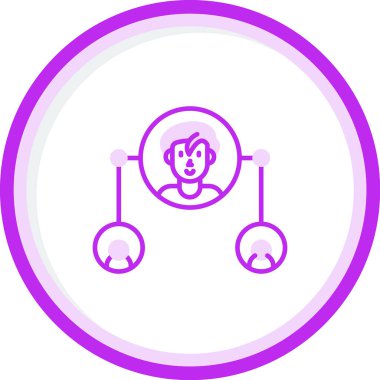 iş adamı simgesi vektör illüstrasyonu 