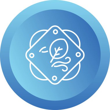 Kuru yaprak ağ ikonu vektör illüstrasyonu