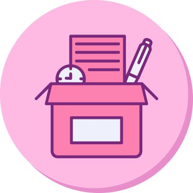 kutu web simgesi, vektör illüstrasyonu 