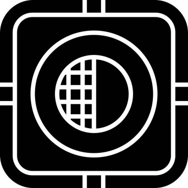 Karşıtlık ağ ikonu vektör illüstrasyonu