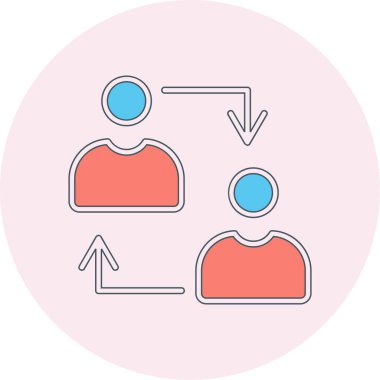 Web simgesi vektör illüstrasyonunu transfer et 