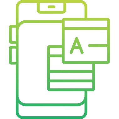 Notları web simgesi. vektör çizim 