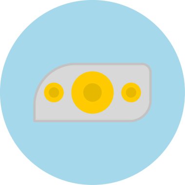 Modern araba aydınlatma simgesinin vektör illüstrasyonu                  