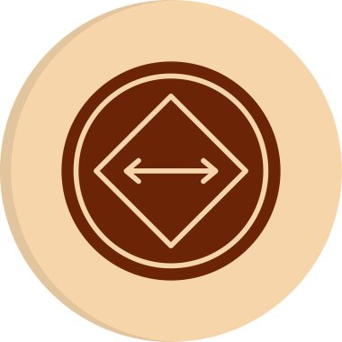 yaylı ok işareti. Web simgesi vektör illüstrasyonu