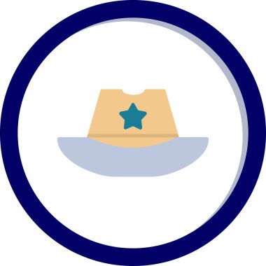 Şapka kutsal kişilerin resmi, basit vektör çizim 