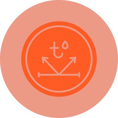 ısı ağ ikonu vektör illüstrasyonu