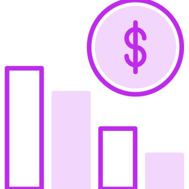 Yatırım simgesi vektör illüstrasyon tasarımı 