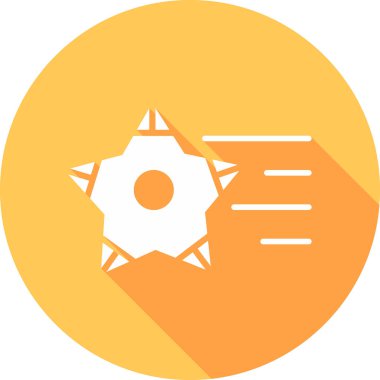 vector illustration of Shooting Stars icon
