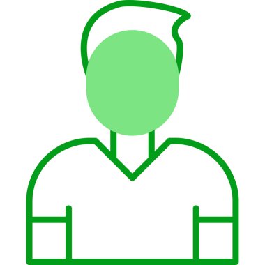 çalışan simgesi, vektör illüstrasyonu basit tasarım