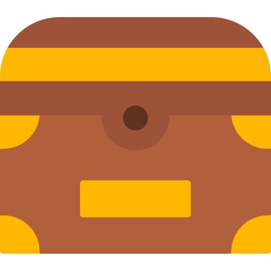 Göğüs simgesi, vektör illüstrasyonu basit tasarım