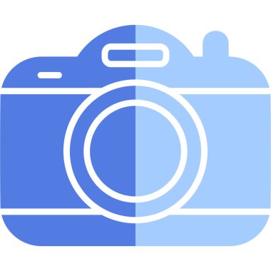 kamera simgesi, vektör illüstrasyonu basit tasarım