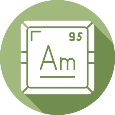 Amerikan ikonu. Doğrusal Biçim Tasarımı. Vektör illüstrasyonu 